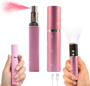 <b>Pink</b> Mini Lipstick Flashlight Rechargeable LED Torch With USB Cable Portable Light For Promotional <b>Gifts</b> - Product Image 1