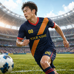 <span class=keywords><strong>Divisa</strong></span> da Calcio per Uomo Adulto, Traspirante, Estiva, 100% Poliestere, Personalizzabile con Nome e Numero, Set per Squadra, Servizio OEM - Product Image 2