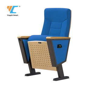 Mesas de auditorio de madera de diseño moderno y duradero portátil y silla de asiento para Cine para salas de cine - Product Image 5