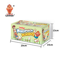 Fabricación de dulces de malvavisco navideño 20g Forma de rollo colorido Algodón de azúcar Delicioso dulce Snack Halal Marshmallow Bar