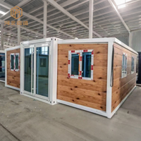 Maisons préfabriquées de luxe 20ft 40ft, 2 chambres, modulaires, mobiles, mini-maisons extensibles, maisons conteneurs