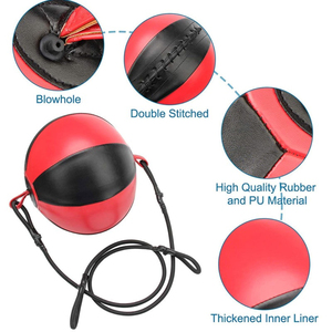 Sac de frappe PU cuir Gym sac de <span class=keywords><strong>boxe</strong></span> entraînement Fitness sport équipement pratique Double <span class=keywords><strong>boxe</strong></span> balle de vitesse - Product Image 3