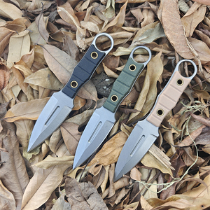 سكين ثابت من الفولاذ 3Cr13 عالي الصلابة حاد للاستخدام التكتيكي والصيد والبقاء على قيد الحياة والتخييم مع غمد K من EMHTiii - Product Image 4