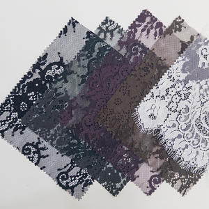 YY yüksek kaliteli çiçek pamuk naylon örgü gelin beyaz kirpik fransız dantel kumaş düğün ve kadınlar için giysi elbise - Product Image 6