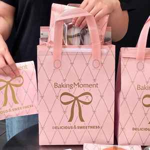 Bolsa de Transporte para Pizza, Pastel y Postres, Desechable, Personalizada, de Papel de Aluminio Aislante, Reciclado, No Tejido, con Embalaje Reciclable - Product Image 6