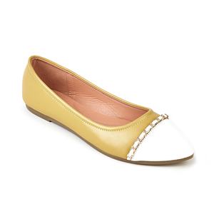 Zapatos de Ballet Planos para Trabajar, Parte Superior de PU, Suela de PVC Antideslizante, Punta Puntiaguda, Sin Cordones, Ligeros, Hebilla Plana, Tendencia de Moda, Diseño <span class=keywords><strong>a</strong></span> Cuadros - Product Image 2