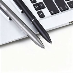 Personalized High End Black White Custom Logo Gift Metal Business Ball <b>Pens</b> Writing Smoothly Metallic Texture Gel <b>Pen</b> - Product Image 4