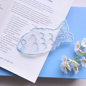 Fish Shape Embroidered <b>Bookmark</b> Organza Reading Gift for Students - Product Image 6