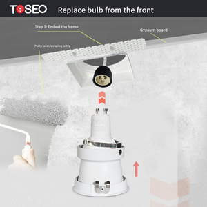 <span class=keywords><strong>Spot</strong></span> lumineux Led intérieur blanc réglable 125mm carré encastré en aluminium Anti-éblouissement 90 <span class=keywords><strong>Spot</strong></span> moderne Led 100w Led 100 900 - Product Image 4