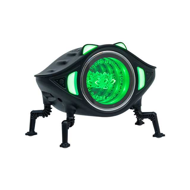 Sci-Fi Mecha Toad Speaker BT 5.4 RGB Deep Bass TWS Pairing TF Card Mini Portable Long Battery for Creative Gift