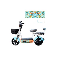 Vélo électrique Fanlin AT0066 avec batterie au plomb 48V, cadre en acier au carbone à 3 vitesses, freins à tambour avant/arrière, autonomie de 31 à 60 km, moteur à moyeu arrière