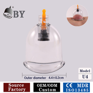 BY B04 4,4CM PS Einzelne Schröpfgläser CE ISO13485 Direkt vom Hersteller Therapie-Massagegerät Vakuum-Schröpfset Hijama Saugbecher - Product Image 3