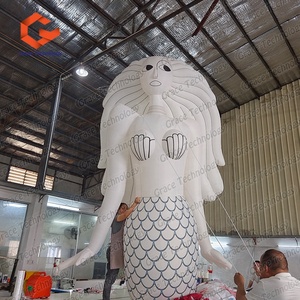 Modelo de Sirena Inflable Gigante con Iluminación LED, Sirena Inflable Personalizada para Publicidad Exterior - Product Image 5