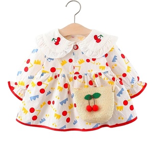 Vestido Rosa para Niñas Pequeñas de 2 Años, Vestido con Diseño Informal, Pedidos al por Mayor para Oportunidades de Distribución - Product Image 2