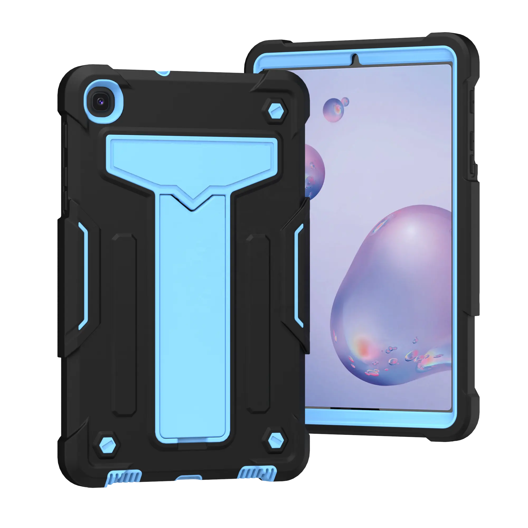 Funda para tableta para Samsung Galaxy Tab A7 T505 T507 2020 10,4 pulgadas 3 en 1 niños con soporte cubierta a prueba de golpes