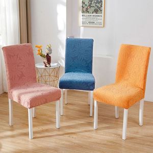 Housse de chaise de salle à manger en jacquard fantaisie personnalisée pour mariage, avec élastique, pour banquet - Product Image 6