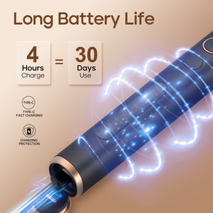 <span class=keywords><strong>SEAGO</strong></span> SG2603 fabricante al por mayor 8 cabezales redondos 5 modos limpio inteligente recargable giratorio viaje cepillo de dientes eléctrico - Product Image 6