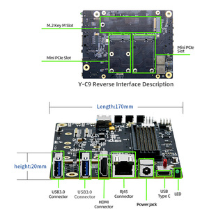 AGX Xavier Carrier Board Y-C9 32GB แพลตฟอร์ม AI แบบฝังประสิทธิภาพสูงสำหรับระบบอัตโนมัติทางอุตสาหกรรม Y-C9 AI Develop - Product Image 4