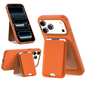 Funda para iPhone 18 Pro Max con Carga Inalámbrica, Tarjetero Magnético, Soporte y Cartera de Cuero Sintético para Modelos 17, 16, 15, 14, 13 y 12 - Product Image 2