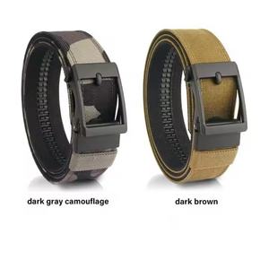 Cinturón Táctico Ajustable de Cuero y Nylon con Cierre de Gancho y Bucle para Entrenamiento Diario y Portación Oculta Automática - Product Image 4