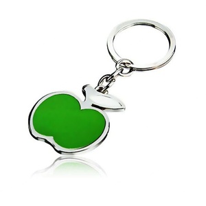 Porte-clés en métal émaillé personnalisé, gravable, en acier inoxydable, avec étiquettes, cadeaux - Product Image 6