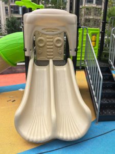 <span class=keywords><strong>Parc</strong></span> d'aventure en plein air avec toboggan et balançoires en PVC et acier pour les zones résidentielles publiques, les écoles et les garderies - Product Image 6