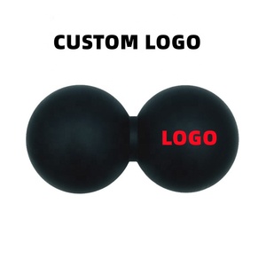 ลูกบอลนวดซิลิโคนถั่วลิสงสำหรับโยคะอุปกรณ์ยิมลูกบอลสองชั้นทำโลโก้ตามสั่งจากซิลิกาเจล - Product Image 3