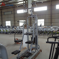 Station de musculation professionnelle à charges sélectionnables pour dips et tractions assistées, machine de haute qualité pour exercices des membres supérieurs