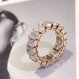 แหวนเพชรทรงรัศมีประกายระยิบระยับทอง 9-18K สำหรับผู้หญิง เพชร IGI Lab-Grown เหมาะสำหรับวันครบรอบแต่งงาน งานหมั้น - Product Image 5