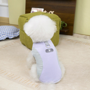 Gilet Estivo Leggero con Cintura Pettorale per Cani di Piccola Taglia, Abbigliamento Traspirante e Confortevole per Teddy e <span class=keywords><strong>Bichon</strong></span> - Product Image 4