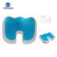 Coussin de siège en mousse à mémoire de forme avec gel rafraîchissant pour siège de voiture et chaise de bureau