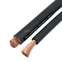 Câble de soudage flexible à âme unique de haute qualité, en cuivre avec isolation en caoutchouc EPDM, vente en gros