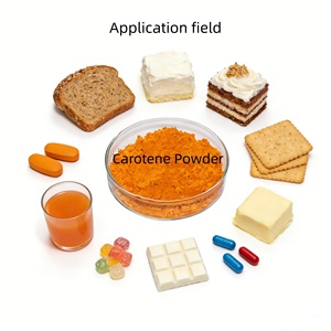 Colorant Alimentaire Naturel en Poudre de Bêta-Carotène 1% 5% 10% – Extrait Végétal de Carotène pour Jus et Bonbons - Product Image 1