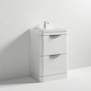 Gabinetto fissato al muro dello specchio di vanità del gabinetto del <span class=keywords><strong>bagno</strong></span> di legno solido grigio su ordinazione all'ingrosso di stile dell'europa - Product Image 4
