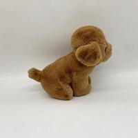 Mignon chien Teddy 18cm marron jouets en peluche dessin animé Animal chien debout Teddy chien jouets pour enfants joli cadeau