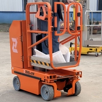 Plateforme élévatrice mobile verticale la plus vendue, plateforme de levage télescopique, élévateur électrique pour entrepôt