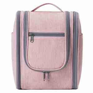 Large Portable Capacity Water-resistant <b>Makeup</b> Bag Organizer Travel <b>Case</b> for Toiletries and Cosmetics - Product Image 1