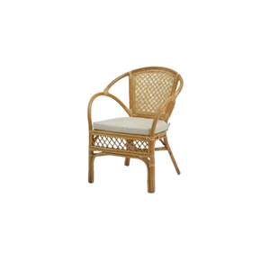 Fauteuil Corona artisanal de haute qualité, design moderne en rotin, élégant et confortable, idéal pour les hôtels, les salles à manger et les salons. - Product Image 4