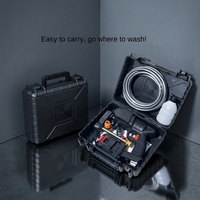 Pistolet de lavage de voiture sans fil haute pression DL, rechargeable, avec buse de pulvérisation portable, batterie lithium haute puissance, plastique et métal