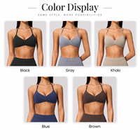 Soutien-gorge de sport sans couture grande taille GH de haute qualité, à bretelles fines, extensible dans quatre directions, push-up, respirant, anti-transpiration, coupe ajustée