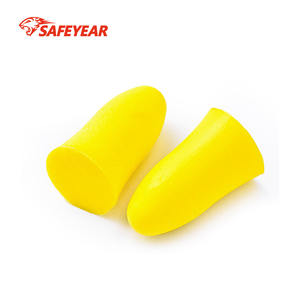 Safeyear-Tapones de protección auditiva desechables, protectores de silicona con cancelación de ruido para los oídos, para dormir y disparar - Product Image 2