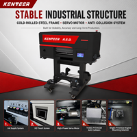 Imprimante UV DTF Kenteer I3200HD multifonctionnelle, machine à broder en relief 3D, machine d'impression textile en relief pour vêtements