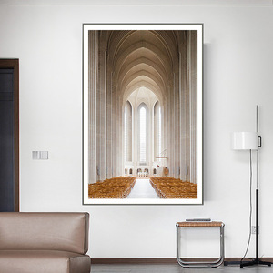 Dipinto in Porcellana Cristallina Classico Europeo con Motivo Architettonico per Decorazione <span class=keywords><strong>di</strong></span> Soggiorno e Ufficio - Product Image 4