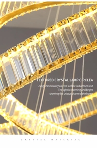 Promotional Price Luxury Modern LED Source Iron Bedroom Luster Gold Living Room Ceiling Lamp - Product Image 2