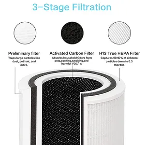 Hepa Filter Price H13 True HEPA Replacement Filter Compatible With TOPPIN TPAP001 Comfy Air C2 Air Purifier
