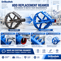 Drillsoltek Défonceuse de forage horizontal pour le forage directionnel horizontal (HDD), outil de défonceuse rotative pour le passage de canalisations et de conduites souterraines