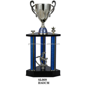 Trofeo <span class=keywords><strong>de</strong></span> Metal deportivo <span class=keywords><strong>de</strong></span> tres columnas, nuevo diseño para maratón, correr, fútbol, artes marciales, campeón, placa <span class=keywords><strong>de</strong></span> medalla - Product Image 1