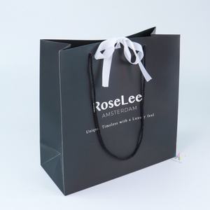 Sacs en papier blanc personnalisés avec poignées, Bolsa De Carton, emballage de marque de luxe, art, grand cadeau, sacs en papier résistants - Product Image 3