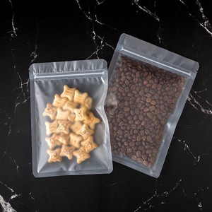 Sachets refermables mats transparents, résistants à l'humidité, avec fermeture éclair et thermoscellables, pour le stockage de chewing-gum, aliments pour animaux, croustilles et pizzas - Product Image 3