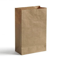 Sac en papier kraft imprimé personnalisé Taiyang 8 #15.5*10*30 marron pour le stockage du pain alimentaire fabriqué en Chine